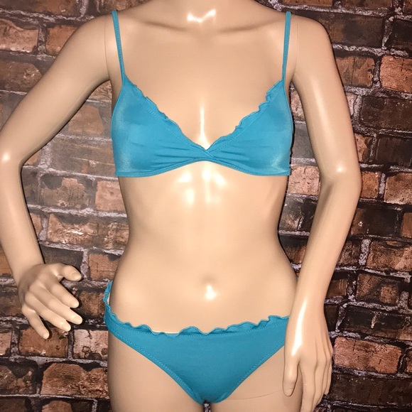 J. Crew Other - J.  Crew triangle bikini with ruffles